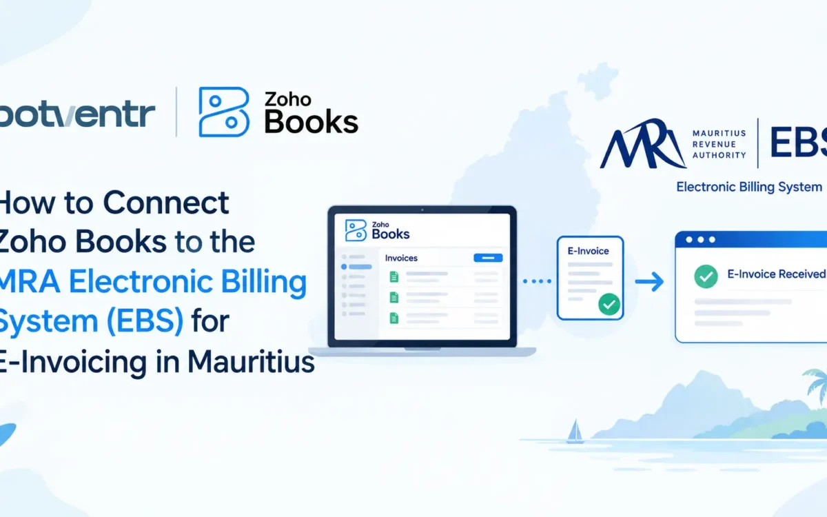 Connect Zoho Books to MRA EBS (Electronic Billing System) for e-invoicing in Mauritius